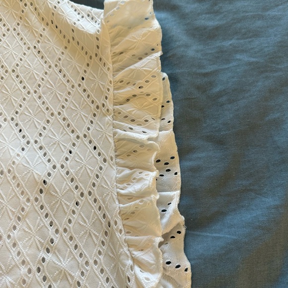 NWT Ruby Rd. Petite XL white Eyelet Blouse - Picture 4 of 6